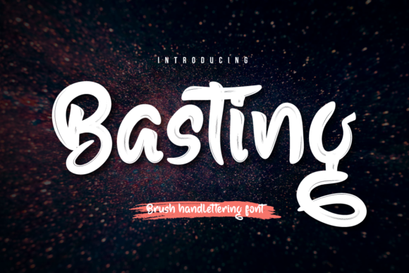 Basting: A Brush Script Font for Authentic Designs