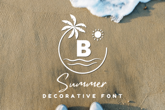 Beach Summer: A Tropical Decorative Font for Sunny Designs
