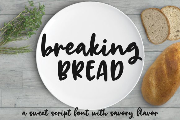Breaking Bread: A Script & Sans Serif Font for Modern Design
