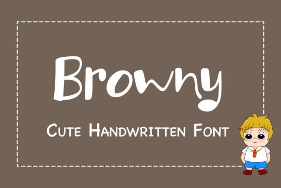 Browny: A Playful Handwritten Font for Creative Projects