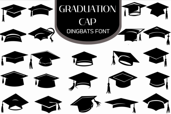 Celebrate Achievement with Graduation Cap Dingbats