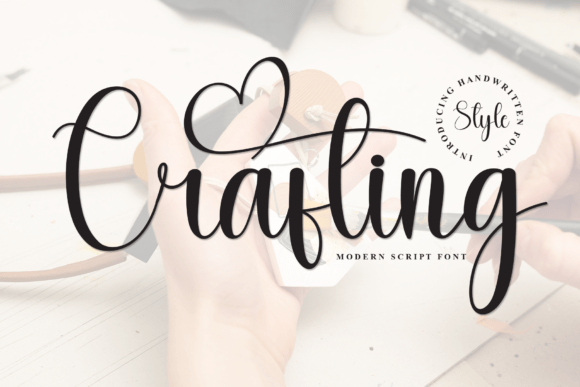 Crafting: A Font That Radiates Sweet Friendliness