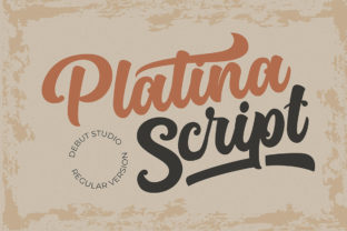 Discover Platina Script: A Bold Handwritten Typeface