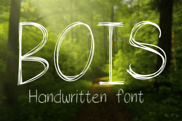 Discover the Charming Bois Font for Your Creative Projects