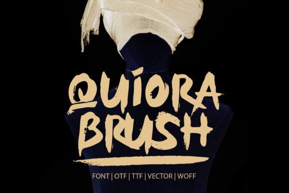 Discover the Quiora Brush Cursive Handwritten Font
