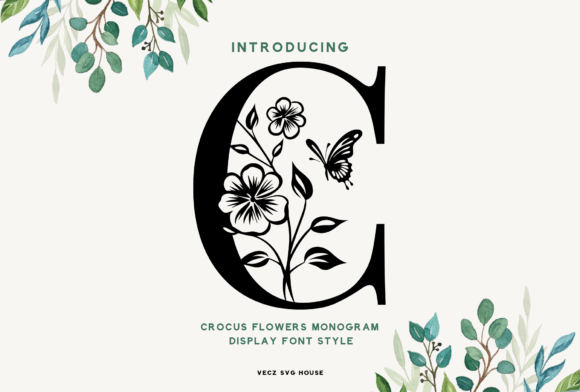 Elegant Floral Typography for Designers