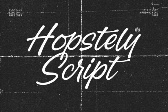 Hopstely: The Handwritten Font That Elevates Your Design