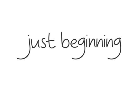 Just Beginning: Capture the Beauty of a Handwritten Note
