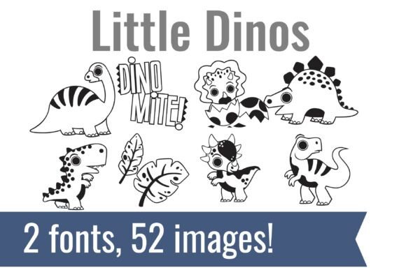 Little Dinos Dingbats: Unlock Endless Creative Fun