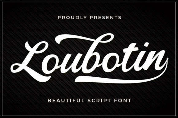 Loubotin: A Vintage Script Font for Elegant Branding