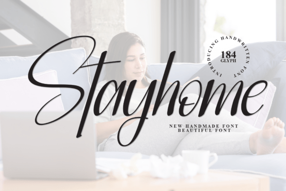 Stayhome: A Whimsical Font for Heartfelt Designs