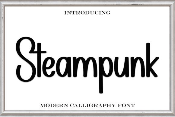 Steampunk Font: A Blend of Classic and Modern Typography