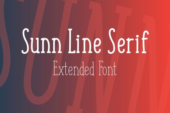 Sunn Line: The Minimal Serif for Polished, Versatile Designs