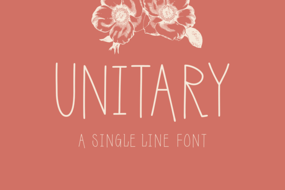 Unitary Single Line: A Font Full of Cheerful Creativity