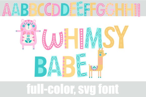 Whimsy Babe: A Playful SVG Font for Creative Projects